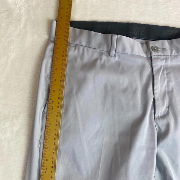 Nike Golf Standard Fit Dri Fit Pants Men's Size 34x34 Light Gray - Picture 2 of 9
